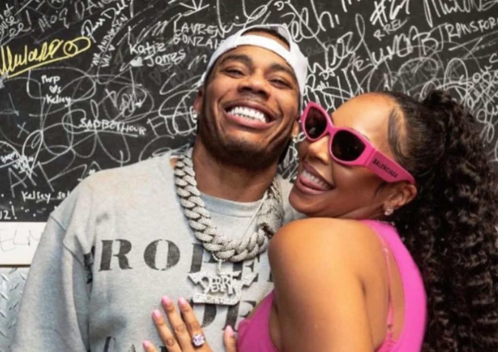 Halala! Pregnant with her first baby at 43, Ashanti, Nelly are engaged
