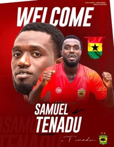 OFFICIAL: Asante Kotoko announce signing of highly talented midfielder Samuel Tenedu