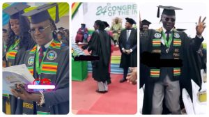 Stonebwoy graduates with a second-class upper from GIMPA