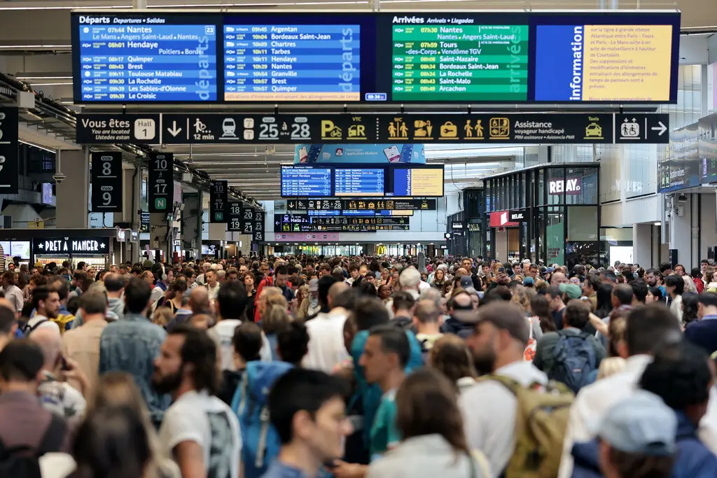 French train network hit by ‘massive attack’ ahead of Paris Olympics opening ceremony, rail company says