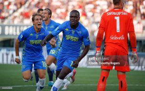 Ghanaian forward Emmanuel Gyasi scores again for Empoli in Serie A