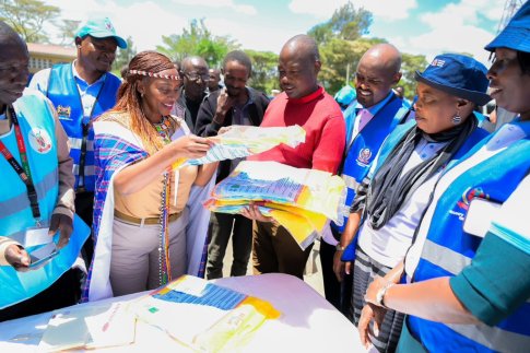 PS Muthoni leads mosquito nets distribution exercise in Narok