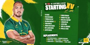 Springboks v Argentina: Teams, kick-off time and officials