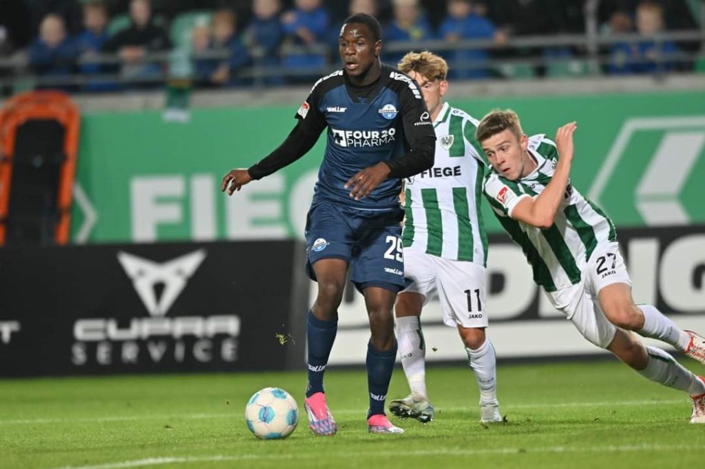 Ghanaian teen Ilyas Ansah scores in Paderborn thrilling draw against Preussen Munster