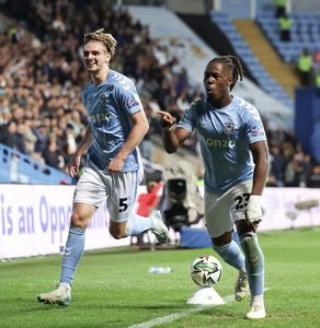 VIDEO: Watch Ghana winger Brandon Thomas-Asante’s consolation goal for Coventry in defeat to Tottenham