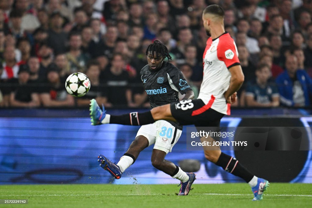 Jeremie Frimpong shines with assists as Bayer Leverkusen thrashes Feyenoord