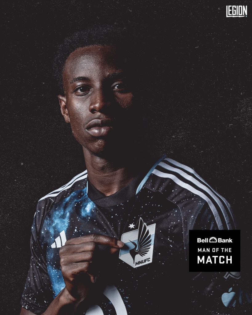 Kelvin Yeboah named Man of the Match after shining inÂ Minnesota Unitedâs loss to FC Cincinnati