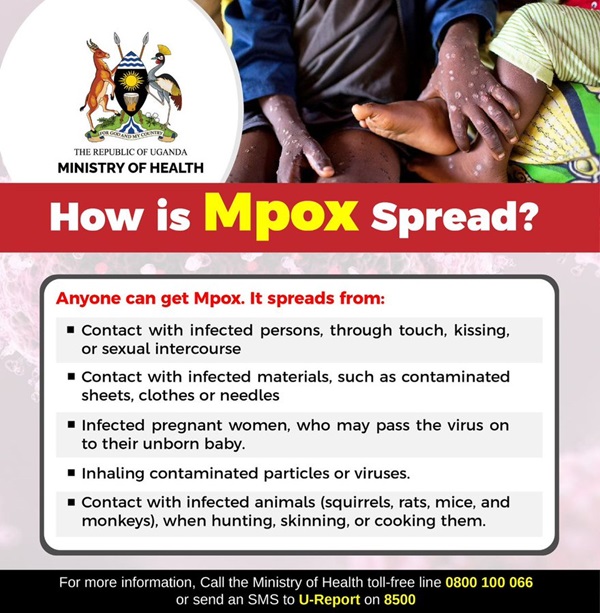 Mpox: WHO, Health ministry dispatch experts to Nakaseke