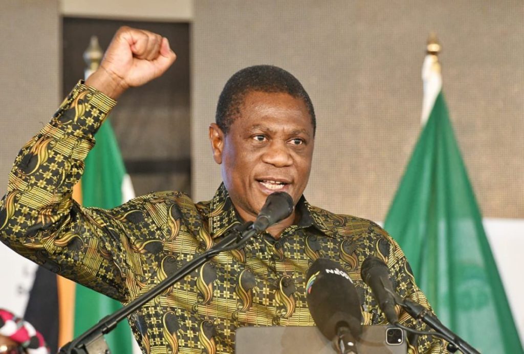 BREAKING: Paul Mashatile collapses while giving speech