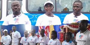 Good Vision Liberia Screens, Hands-out Protective Eye Glasses to Students, Others