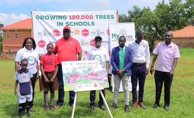 Absa partner with Rotary and My Tree Initiative to plant trees in schools