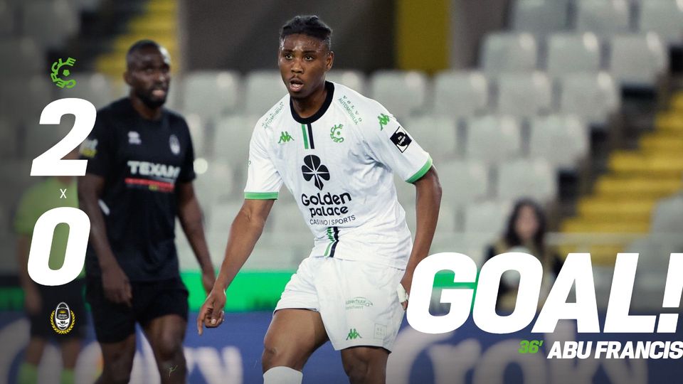 Abu Francis scores in Cercle Brugge’s Belgian Cup victory over Olympic de Charleroi