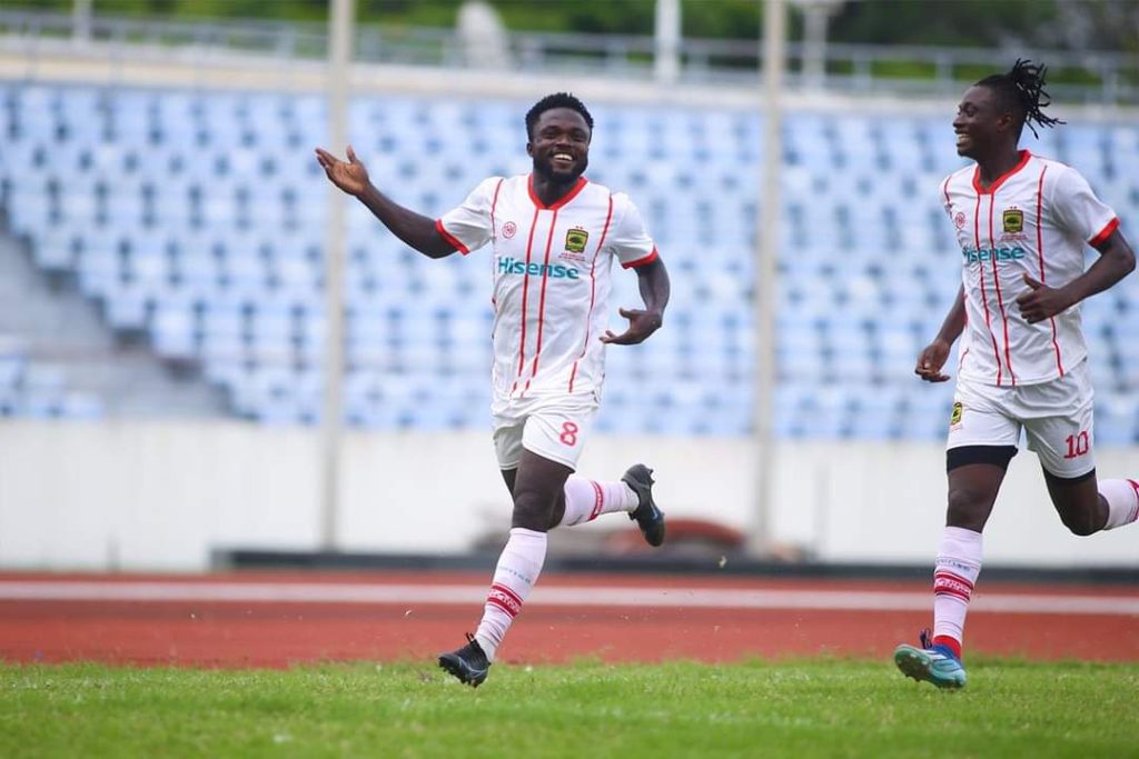 Kotoko forward Albert Amoah leads Goal King Chart after scoring in four consecutive matches