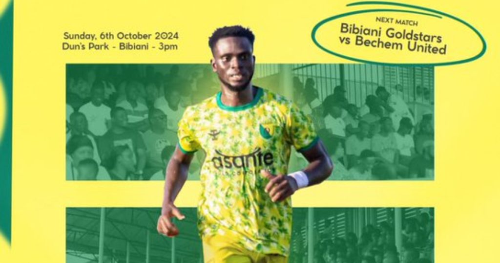 2024/25 Ghana Premier League: Week 5 Match Preview- Bibiani GoldStars vs Bechem United