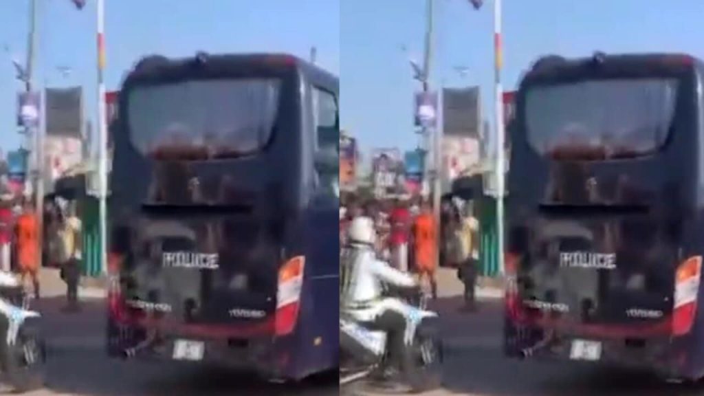 Sad! Police bus knocks down Yango rider to death