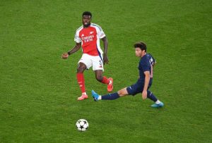 Thomas Partey shines in Arsenalâs victory over PSG