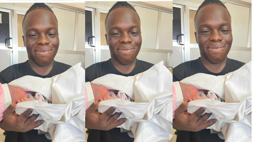 Shatta Bandle welcomes his second child; Shares adorbale photos online