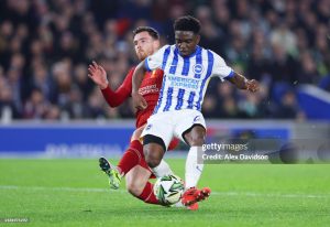 Late Tariq Lamptey goal not enough as Brighton fall 3-2 to Liverpool in EFL Cup thriller