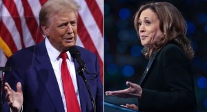 Trump, Harris in tight race a week before presidential elections