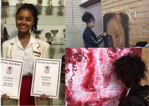 PHOTOS: Tyla’s high school academic achievements and artwork inspires SA