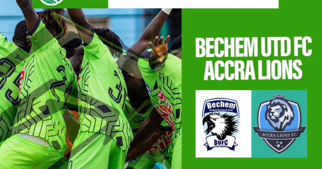 2024/25 Ghana Premier League: Week 12 Match Preview- Bechem United vs Accra Lions