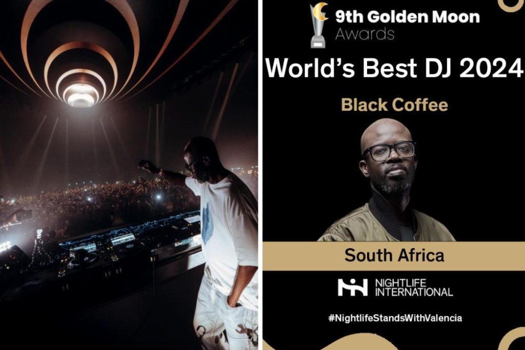 The best in the world: Black Coffee wins World’s Best DJ award