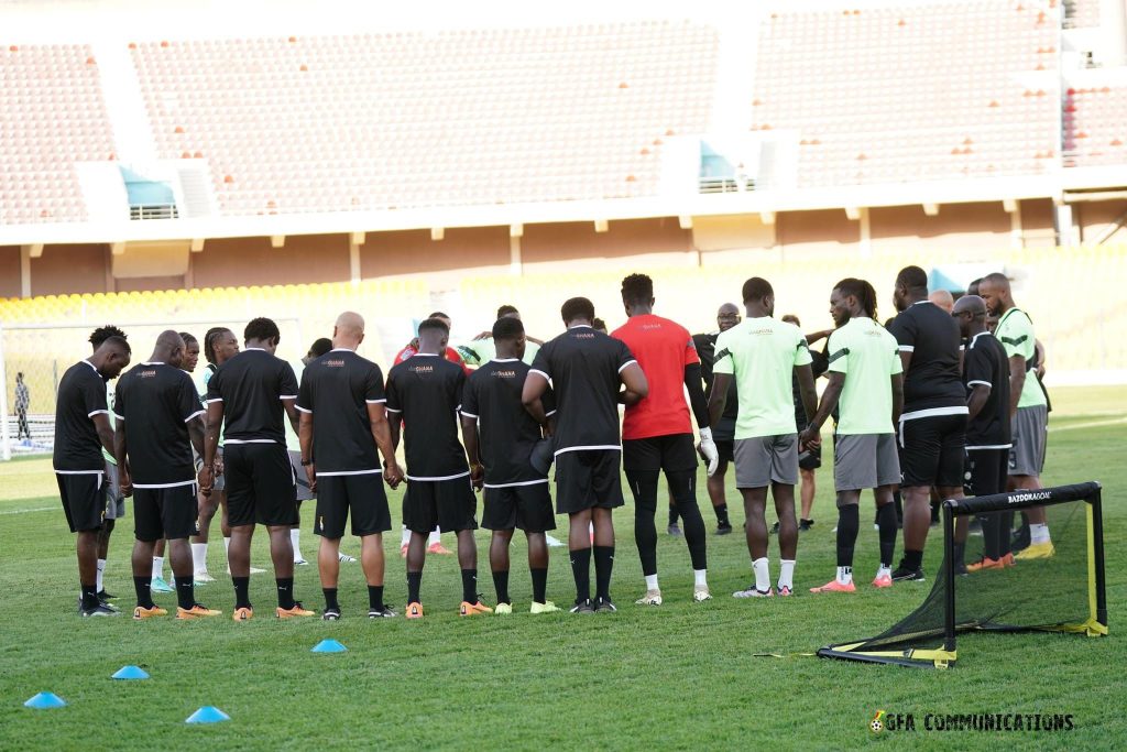 Black Stars gear up for Angola clash with crucial training in Luanda