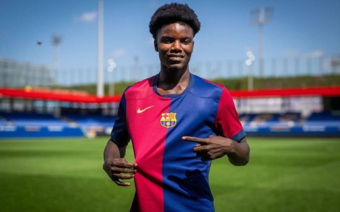 Ghanaian defender David Oduro makes debut for Barcelona B