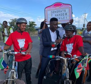 Double celebration for Zim cyclists: Arrival in Nairobi and a birthday bash!