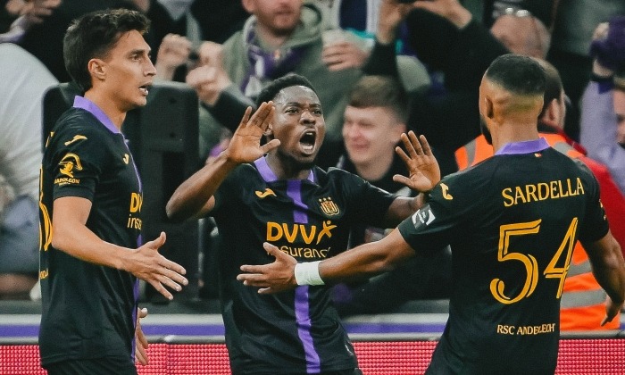 Ghana winger Francis Amuzu assists two goals for Anderlecht in big win against Cercle Brugge