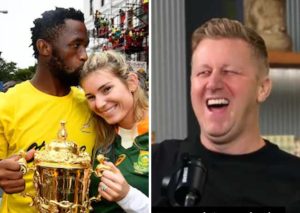 Gareth Cliff jokes about Rachel talking half of Siya Kolisi’s winnings