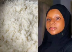 EISH WENA: Woman turns rice into pap, stuns the Internet [Video]