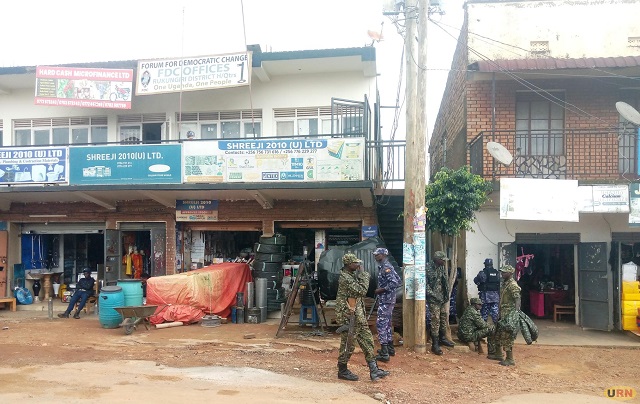 Police, UPDF maintain deployment at FDC offices in Rukungiri