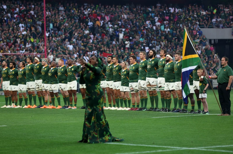 Who will sing the SA anthem before Springboks v Scotland?