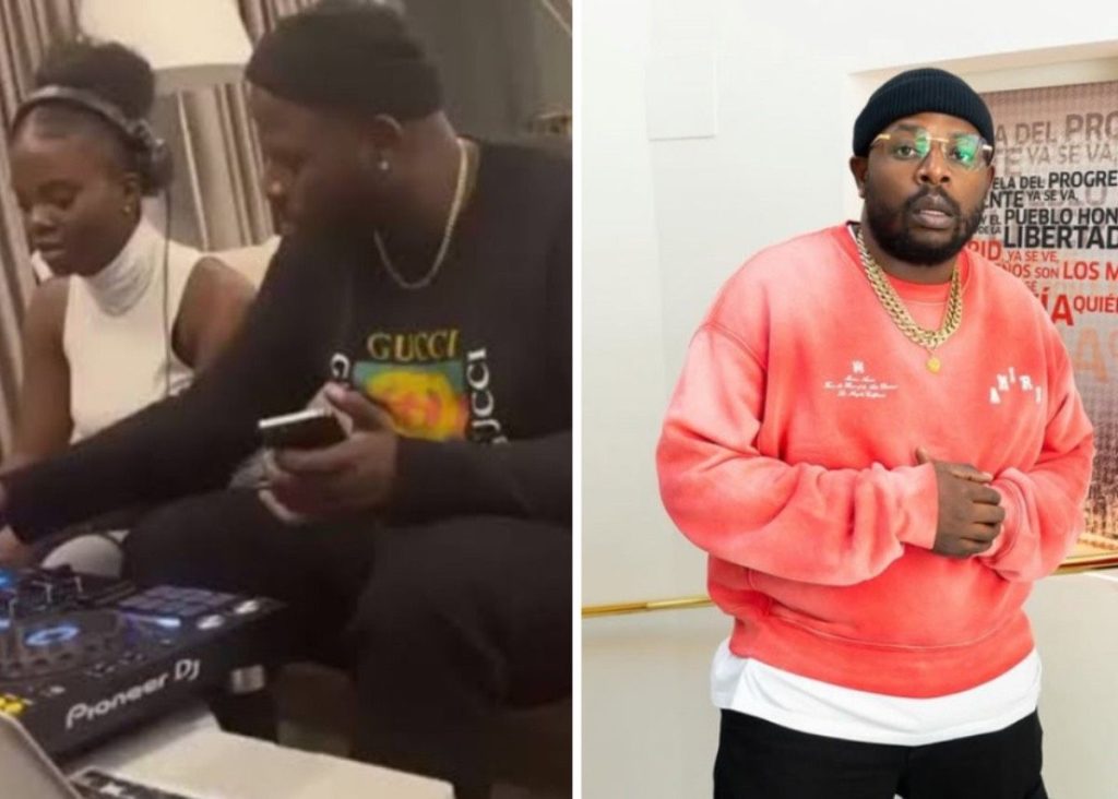 WATCH: DJ Maphorisa passes down DJ skills to his daughter