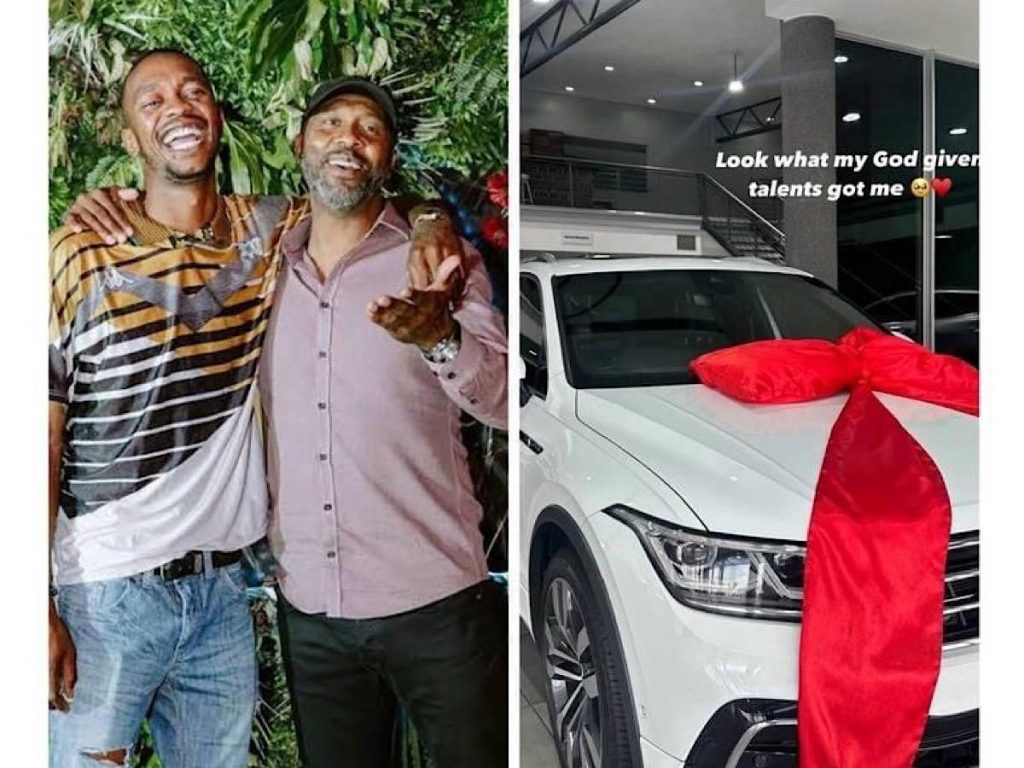 PICTURE: Kaizer Chiefs legend’s son flaunts new car