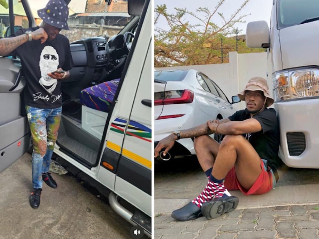 PICTURES: Former Kaizer Chiefs star starts a taxi business?