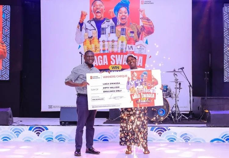 Farmer wins UGX 50 million grand prize in Laga Swagga promotion