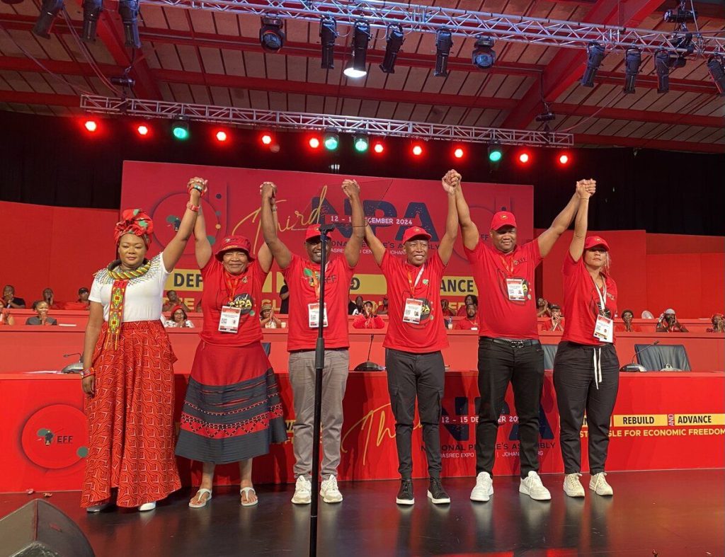 EFF top six: Gardee replaces Shivambu while Dlamini, Maotwe retain positions