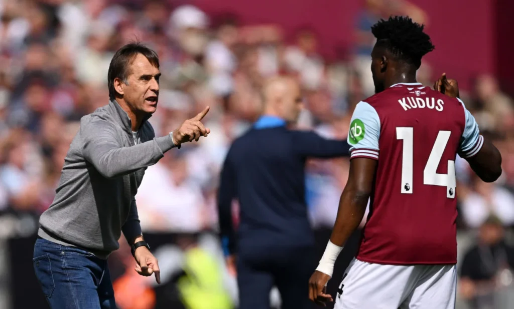 Mohammed Kudus is happy to be back, says West Ham manager Julen Lopetegui