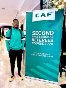 Ghana’s top referee Daniel Laryea completes CAF Professional Referees Course in Cairo