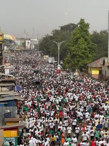 Am I Dreaming?- Mahama Asks After He Pulled A Massive Crowd In Kumasi