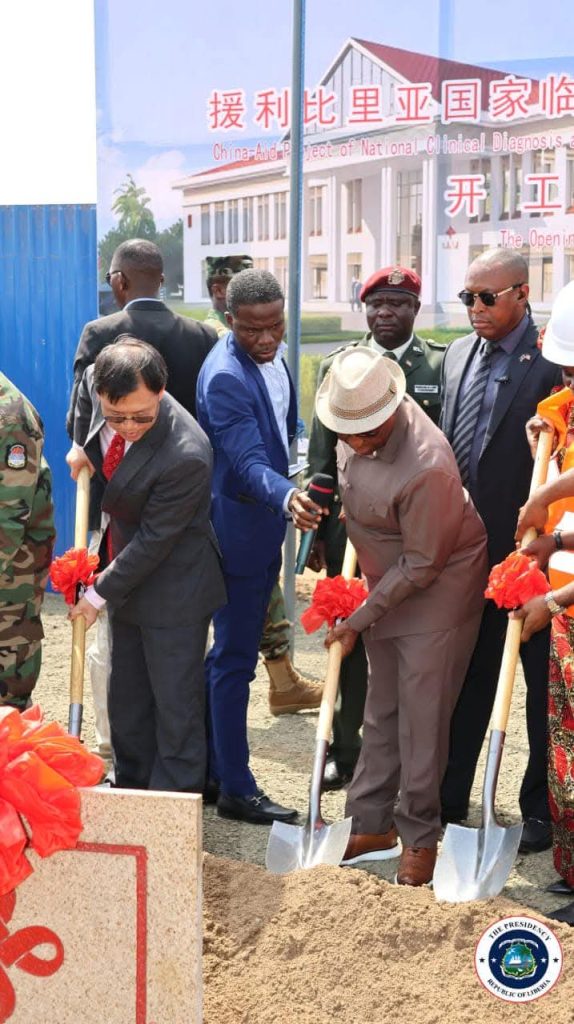 President Boakai Breaks Ground for National Clinical Diagnostic and Treatment Laboratory in Margibi County